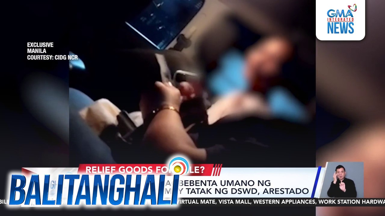 Negosyanteng nagbebenta umano ng relief goods na may tatak ng DSWD, arestado | Balitanghali