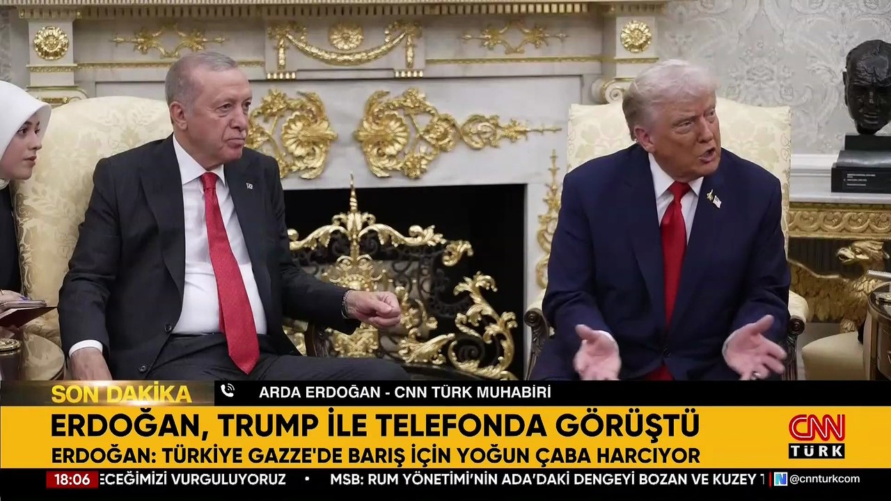 Son Dakika: Cumhurbaşkanı Erdoğan, Trump ile telefonda görüştü: Ana gündem Gazze