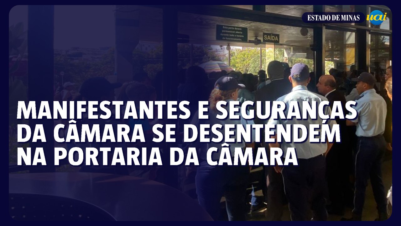 Tarifa Zero: manifestantes e seguranças se desentendem na Câmara