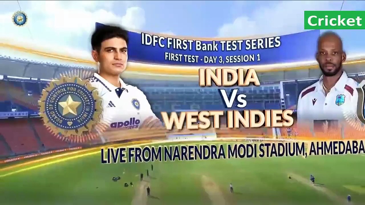 India vs West Indies Highlights - 1st Test Day 3 2025