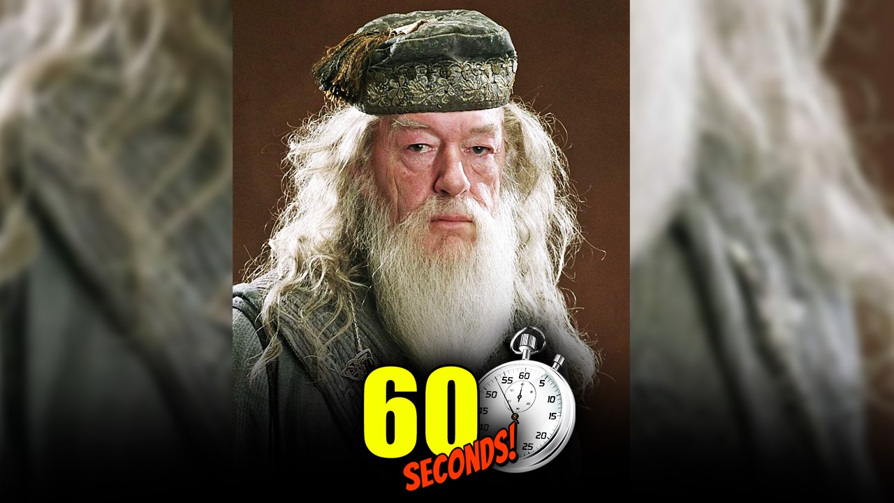 ALBUS DUMBLEDORE en 1 MINUTE !