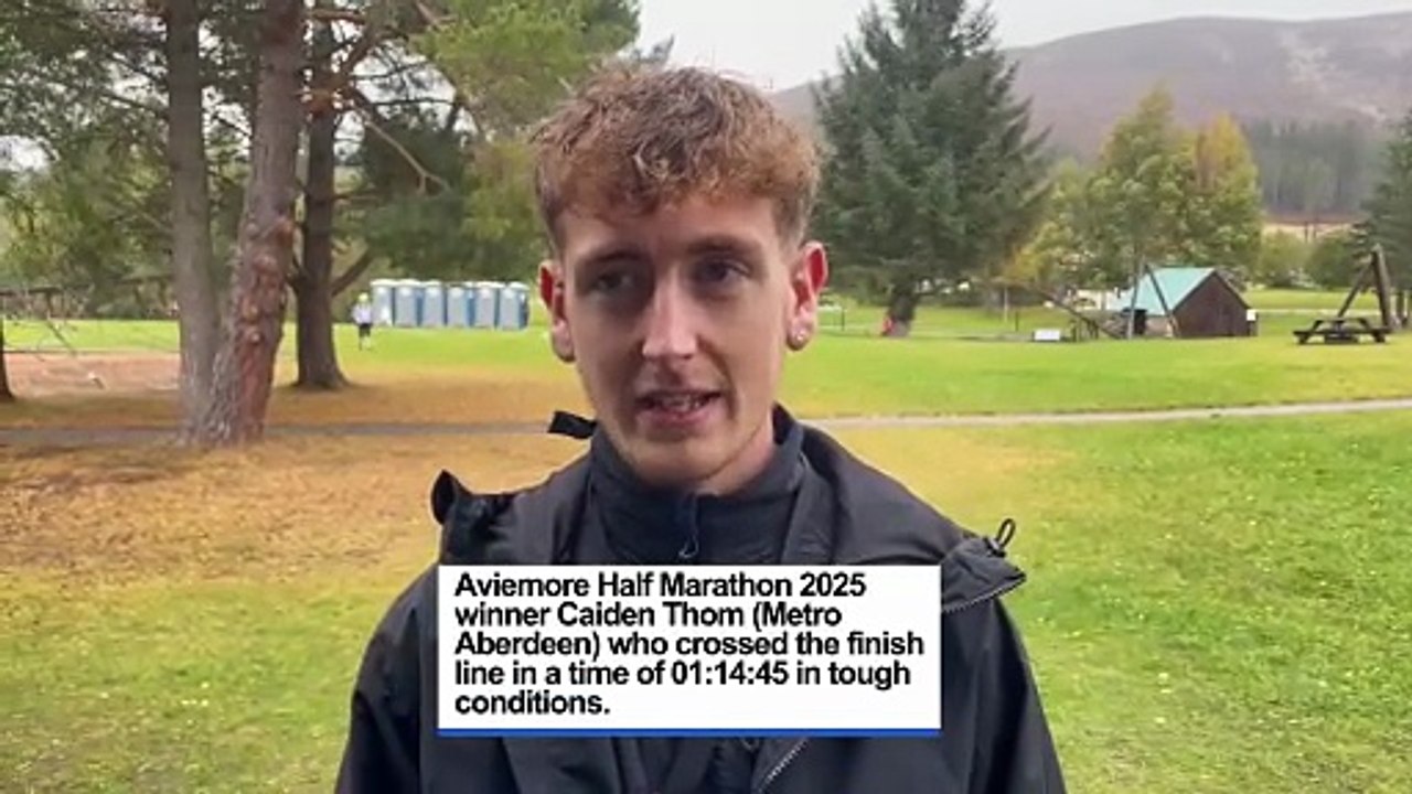 Aviemore Half Marathon winner