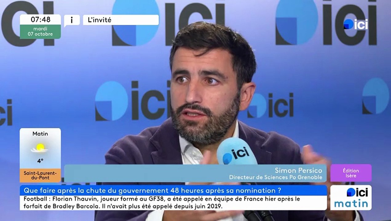 L'actualité politique avec Simon Persico, de Science-Po Grenoble