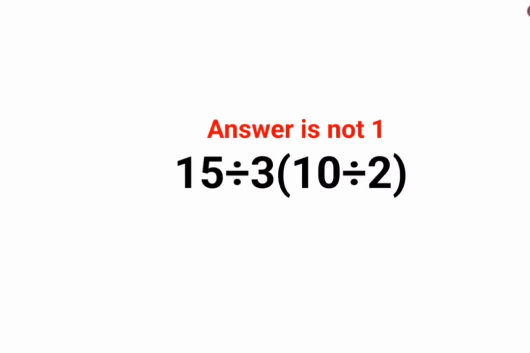 15÷3(10÷2) The answer is not 1. Many got it wrong!  Ukraine Math Test #math #percentages #ukraine