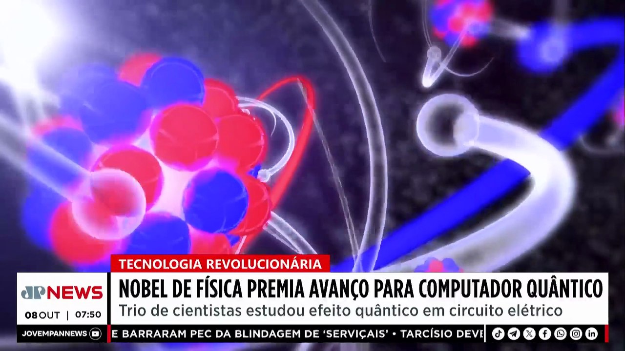 Nobel de Física 2025 premia pioneiros da computação quântica