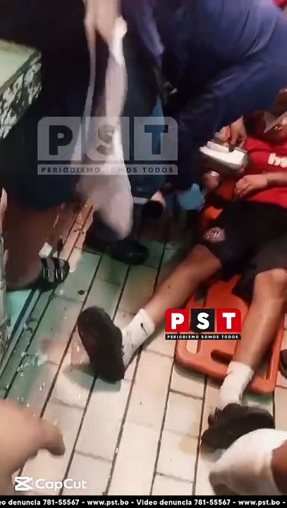 Adolecente sufre accidente por cortar carne