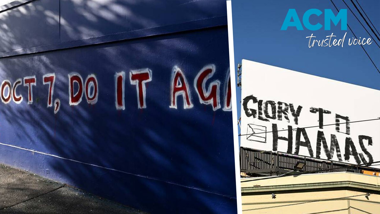 Hateful antisemitic graffiti appears in inner Melbourne on October 7 anniversary
