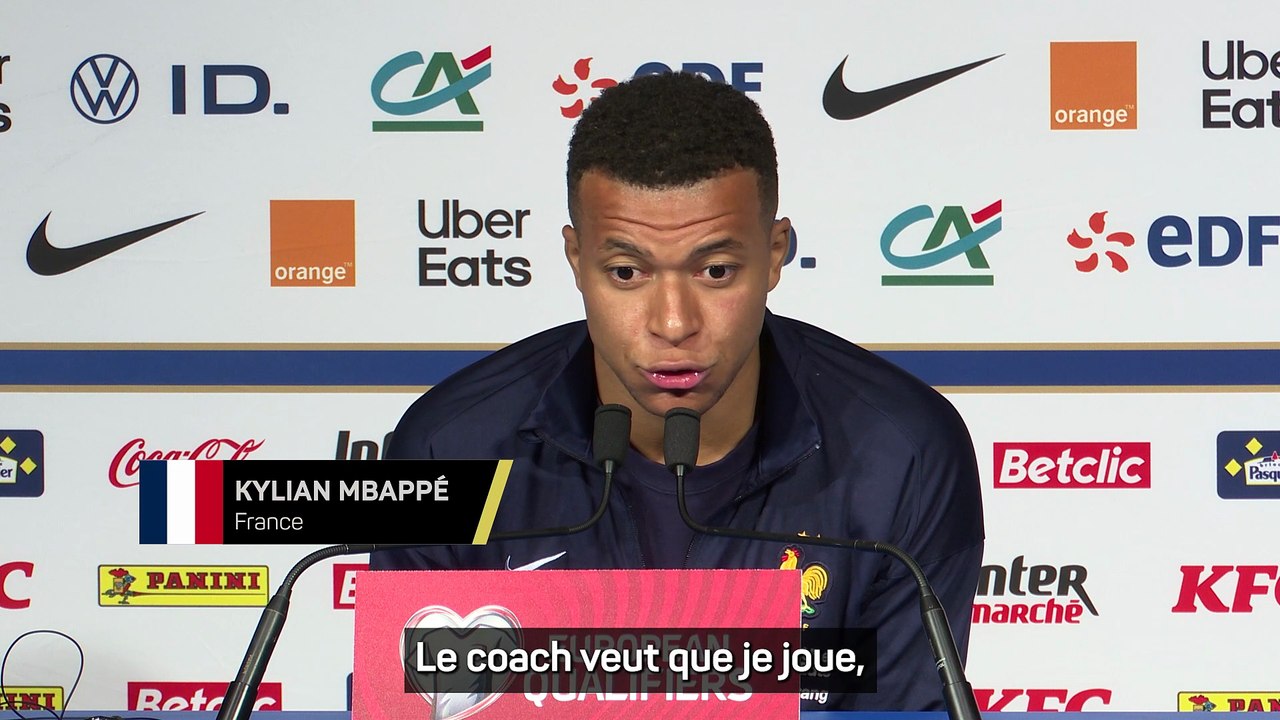 Mbappé : "Moi, je veux jouer"
