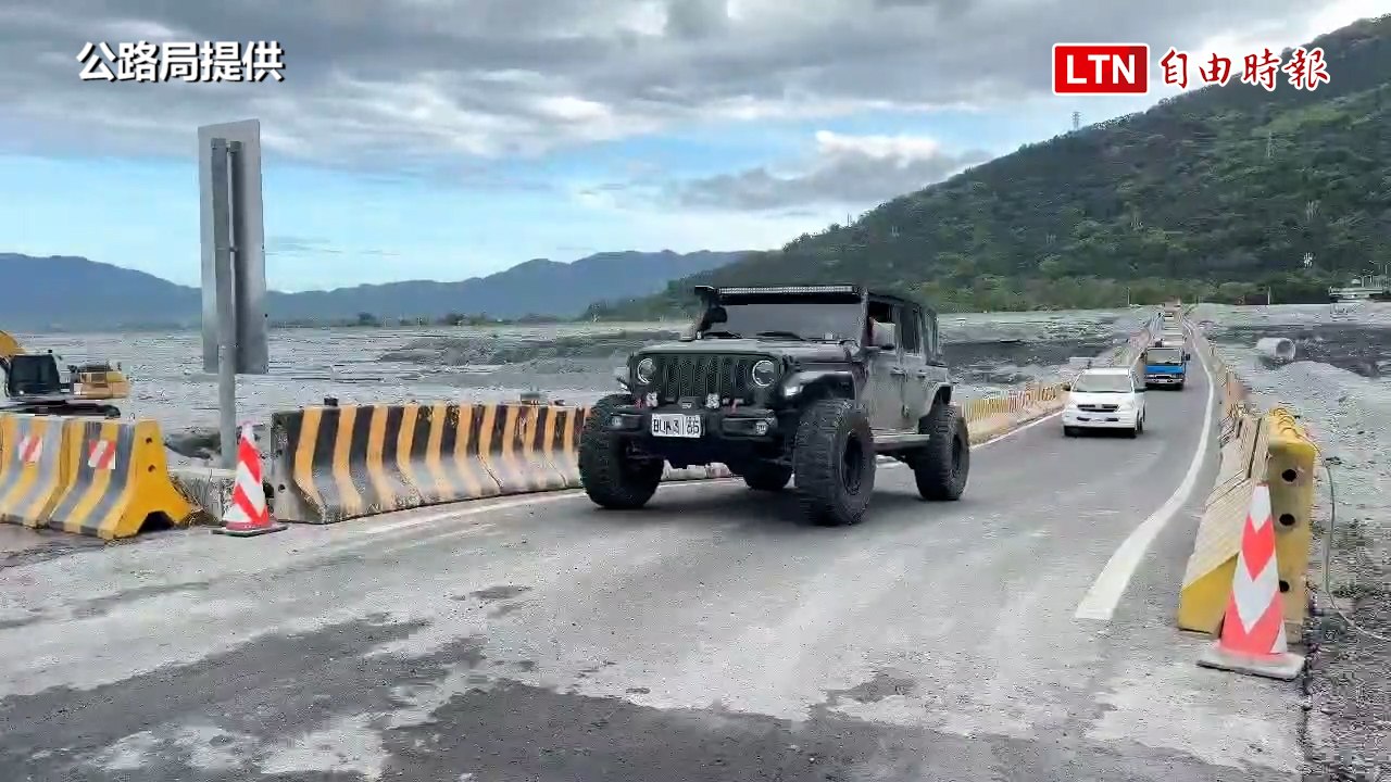 台9線馬太鞍溪橋涵管便道今通車 公路局釋路線圖
