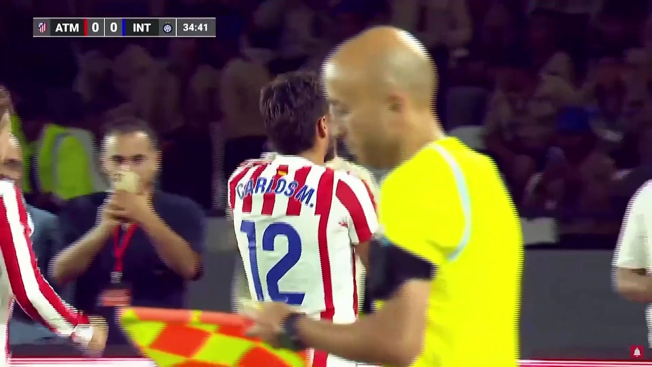 Gol de Carlos Martín en el amistoso Atlético-Inter