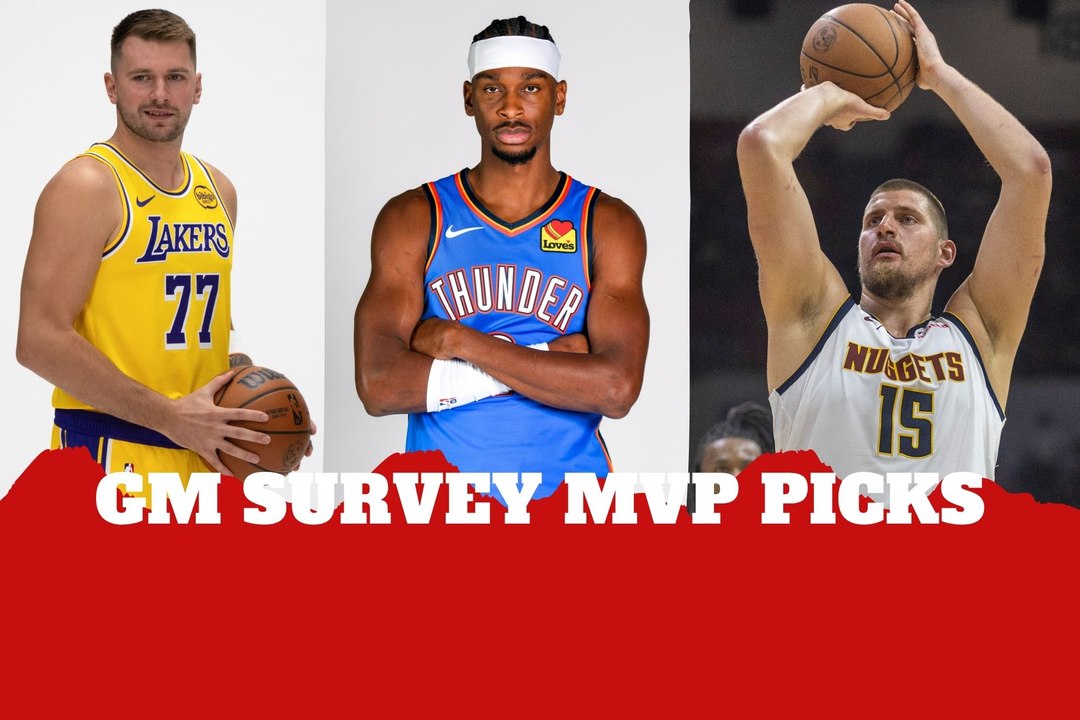 In the 2025-26 NBA GM Survey, who will win the MVP?  SGA, Doncic, Jokic, or someone else?