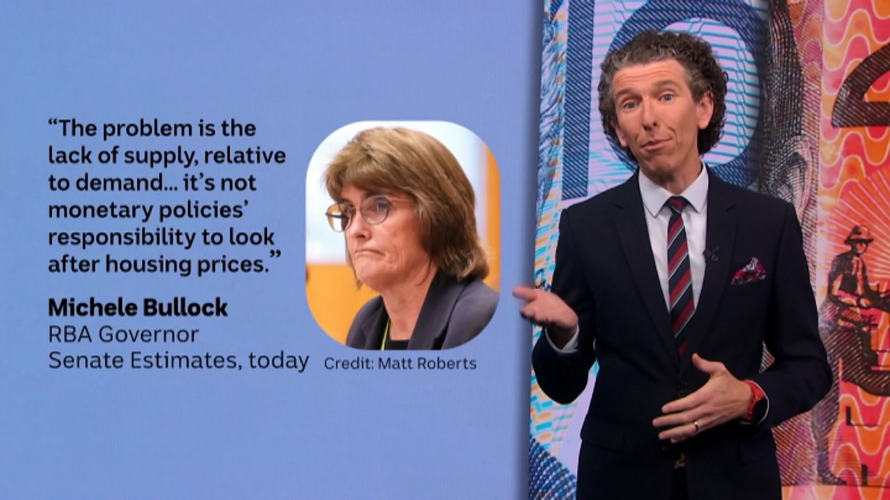 RBA Governor Michele Bullock blames supply for house prices