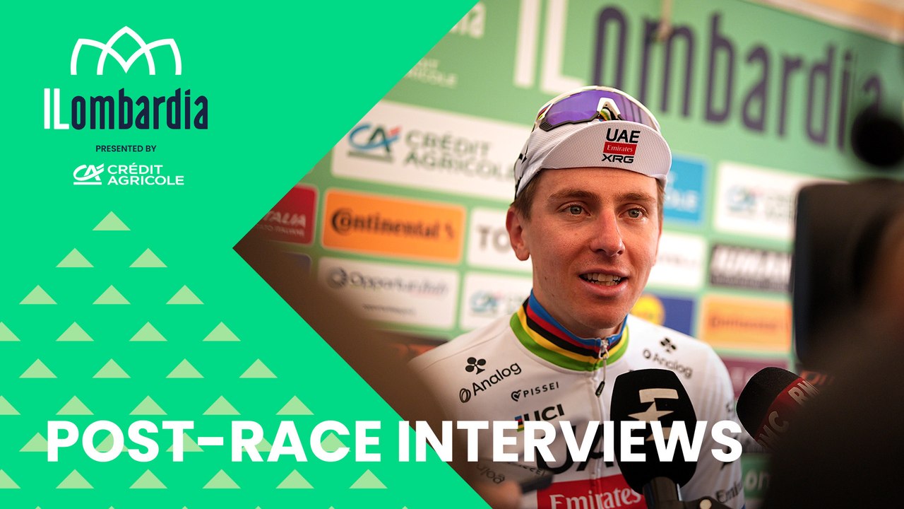 Il Lombardia 2025 | Post-race interviews