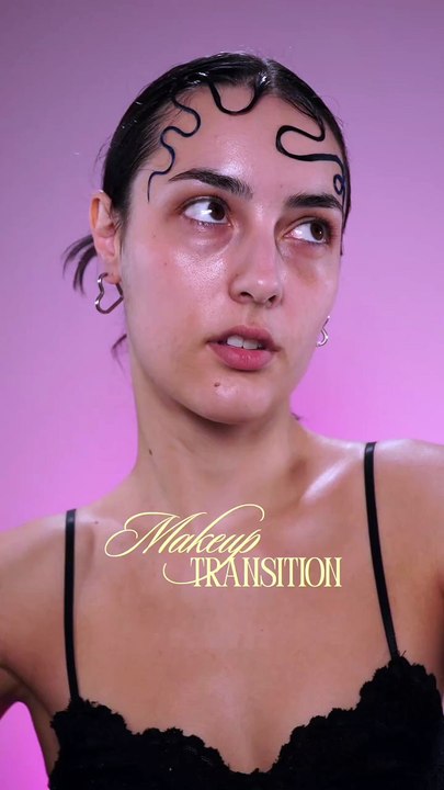 Halloween makeup transition