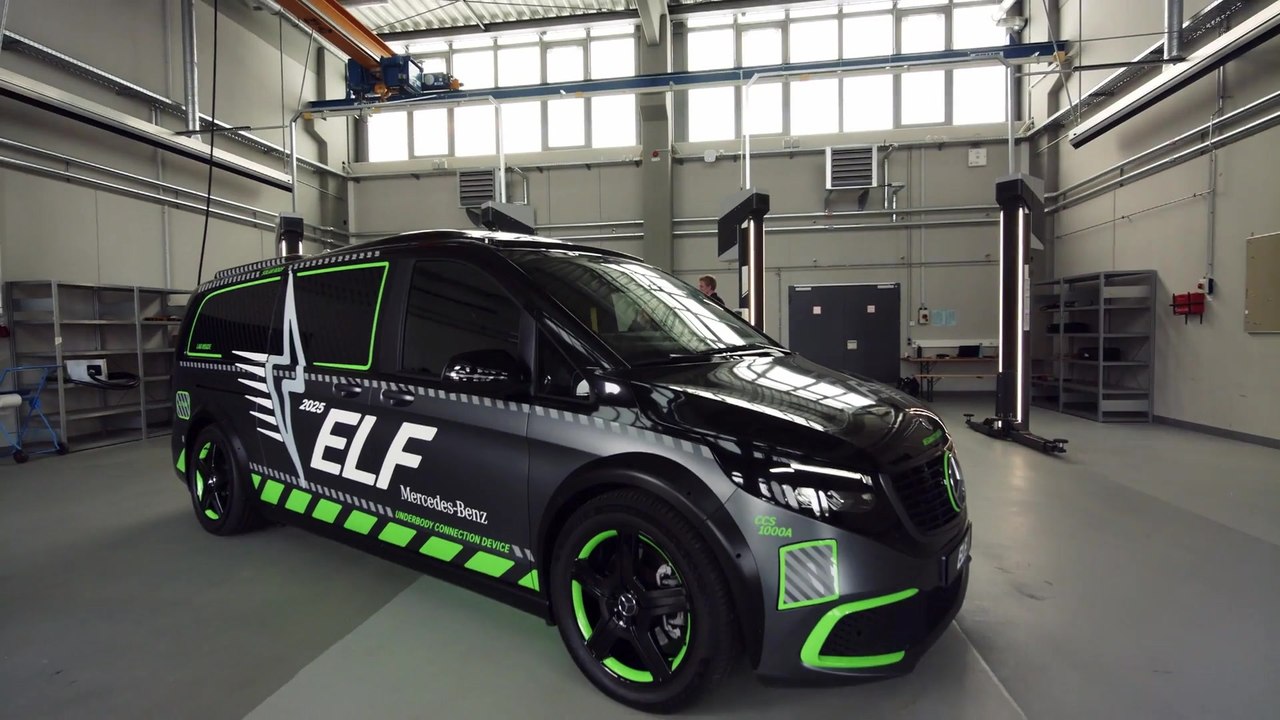Mercedes-Benz ELF - a novel approach to charging electric vehicles