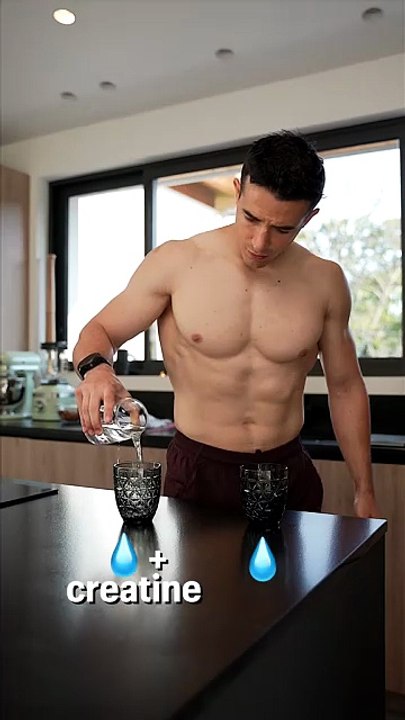 Water + Creatine 🔥🔥
