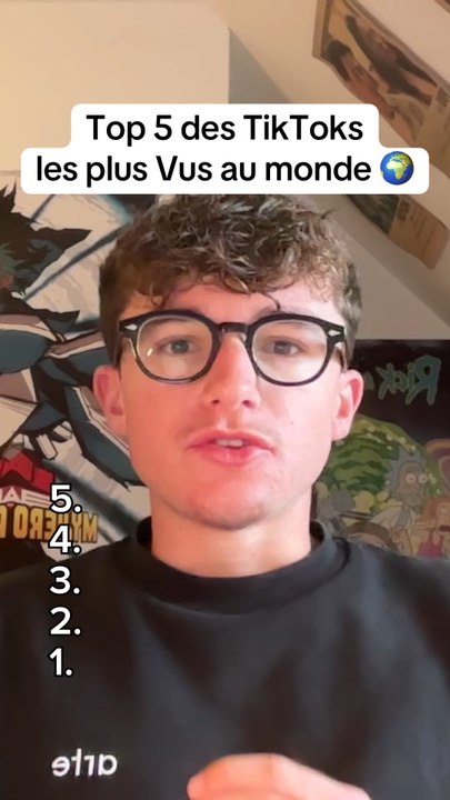 Top 5 des TikToks les plus Vus au monde 🌍 #tiktok #tiktoks #classement