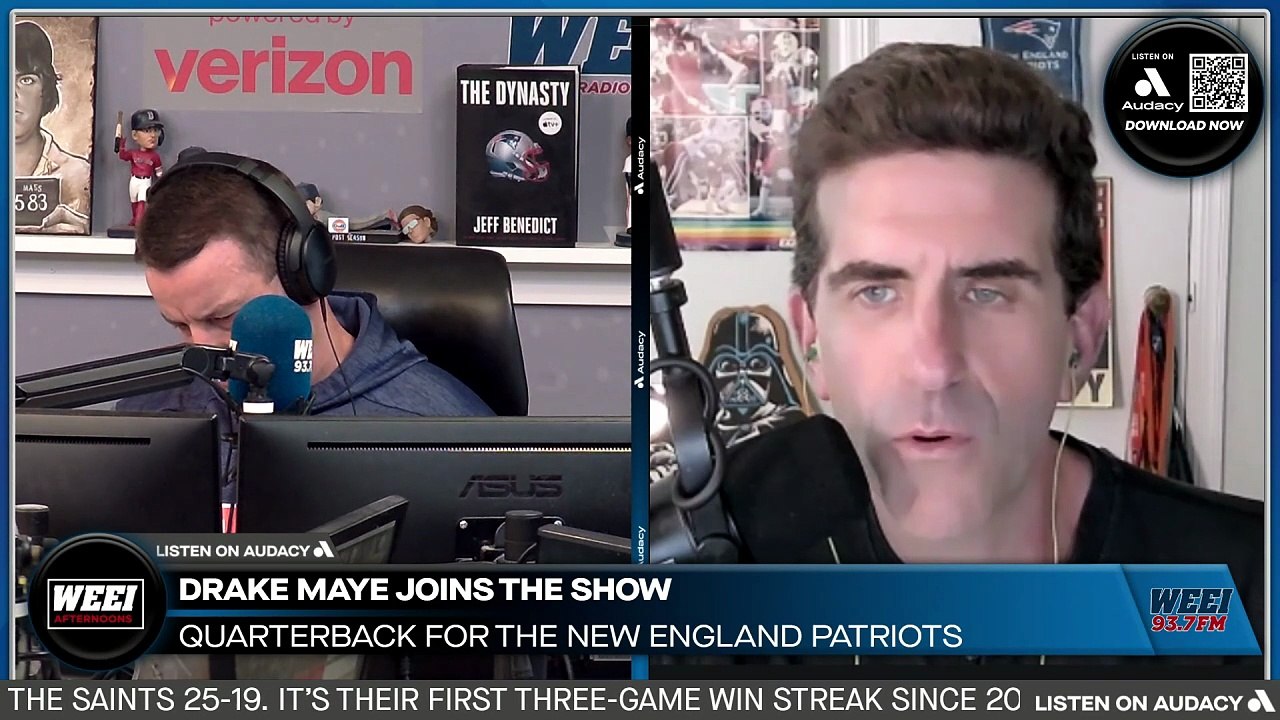 WEEI Afternoons: Drake Maye on being in the MVP conversation