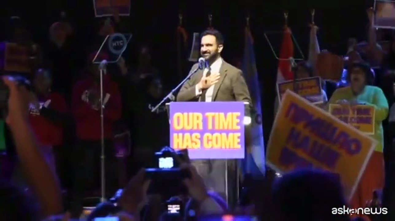 New York, candidato Zohran Mamdani combattivo contro Trump