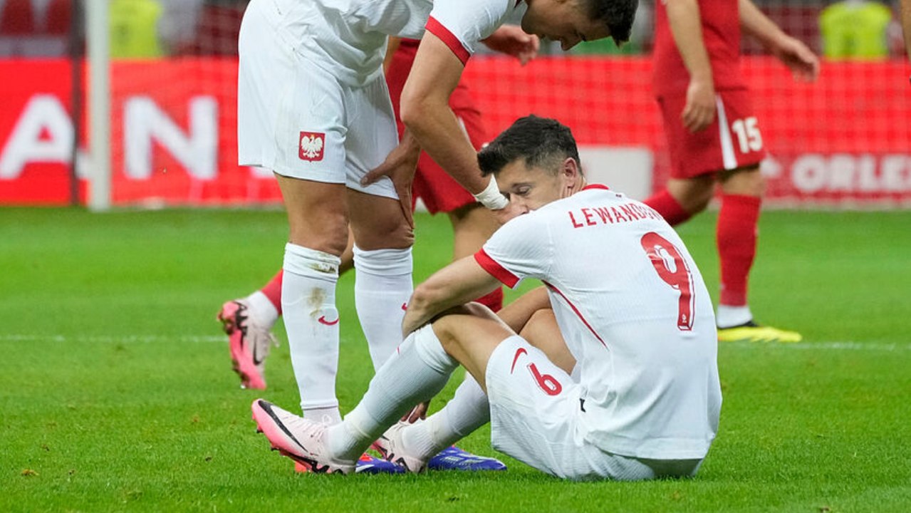 ¡Lewandowski, lesionado!