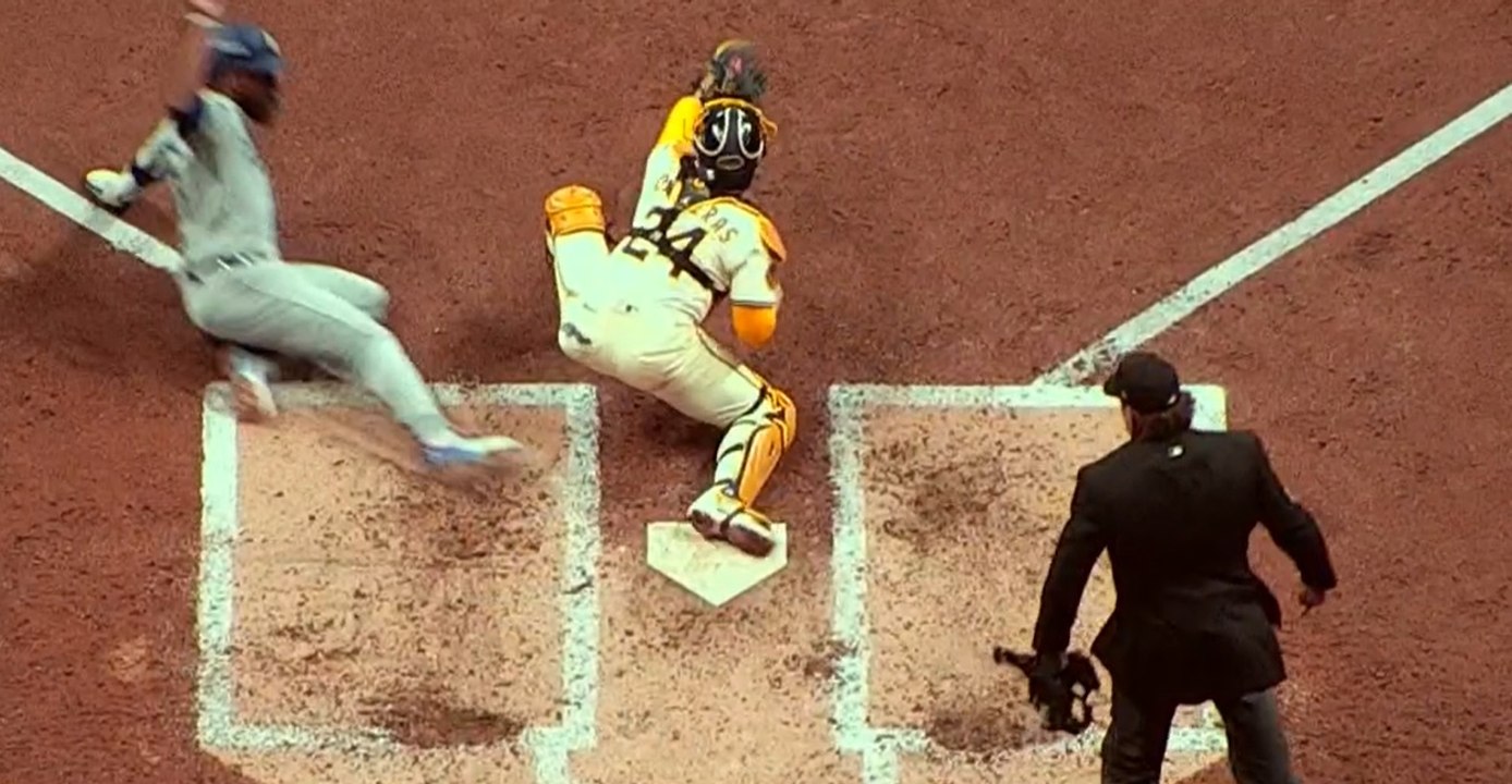 Dobleplay de locura entre Brewers y Dodgers