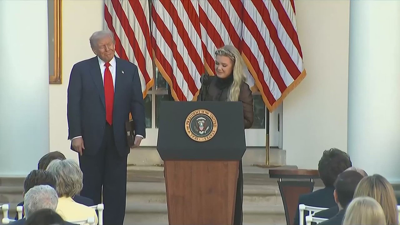 Erika Kirk’s heartfelt speech honors late Charlie Kirk at Medal of Freedom | FULL SPEECH