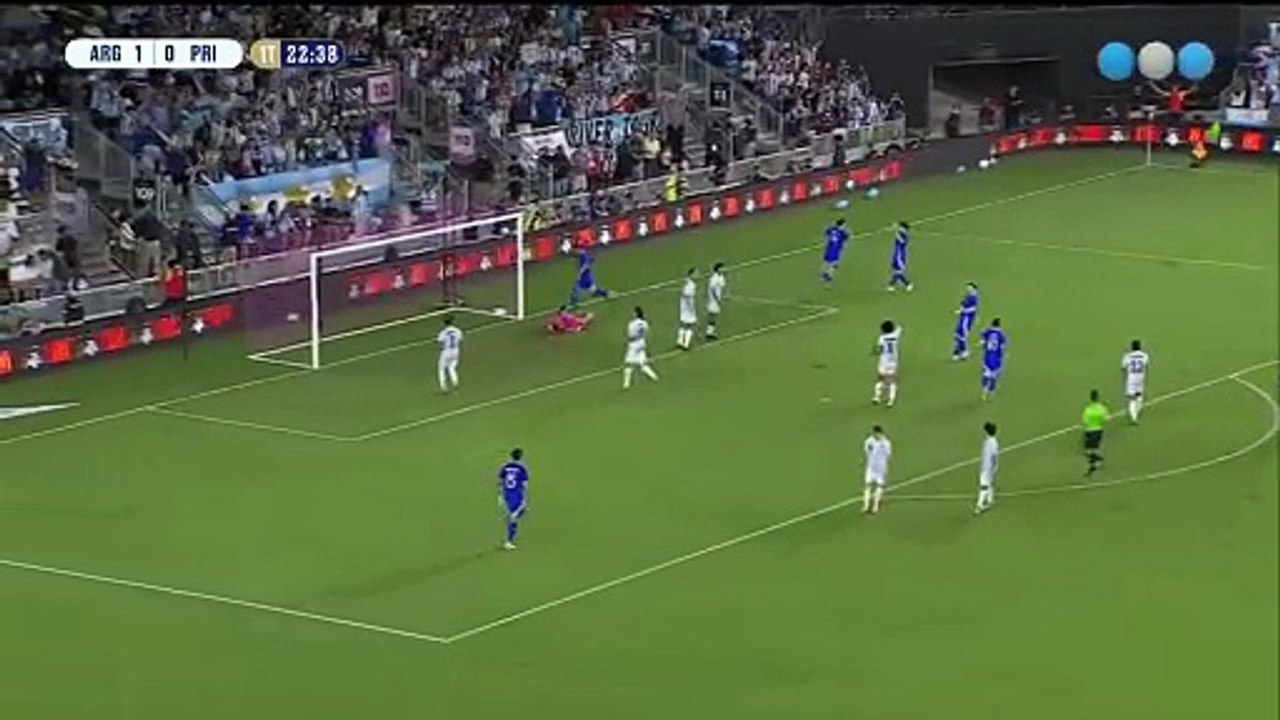 Argentina 2-0 Puerto Rico 0: el gol de Gonzalo Montiel