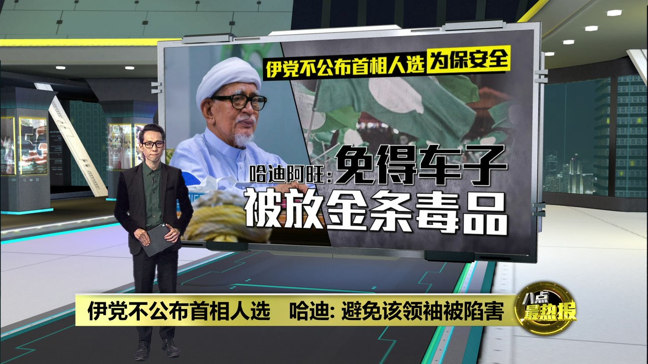 太早公布首相人选有风险   哈迪：政敌会在车里塞金条陷害