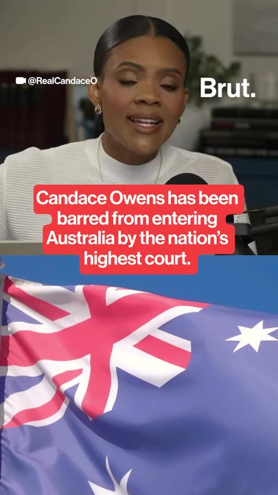 Candace Owens barred from entering Australia, the nation's highest court ruled.
