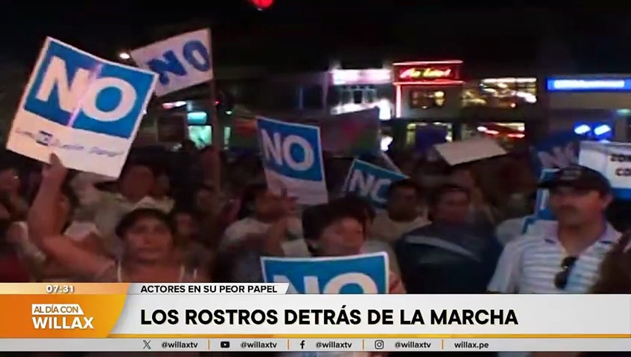 LOS ROSTROS DETRÁS DE LA MARCHA | Willax