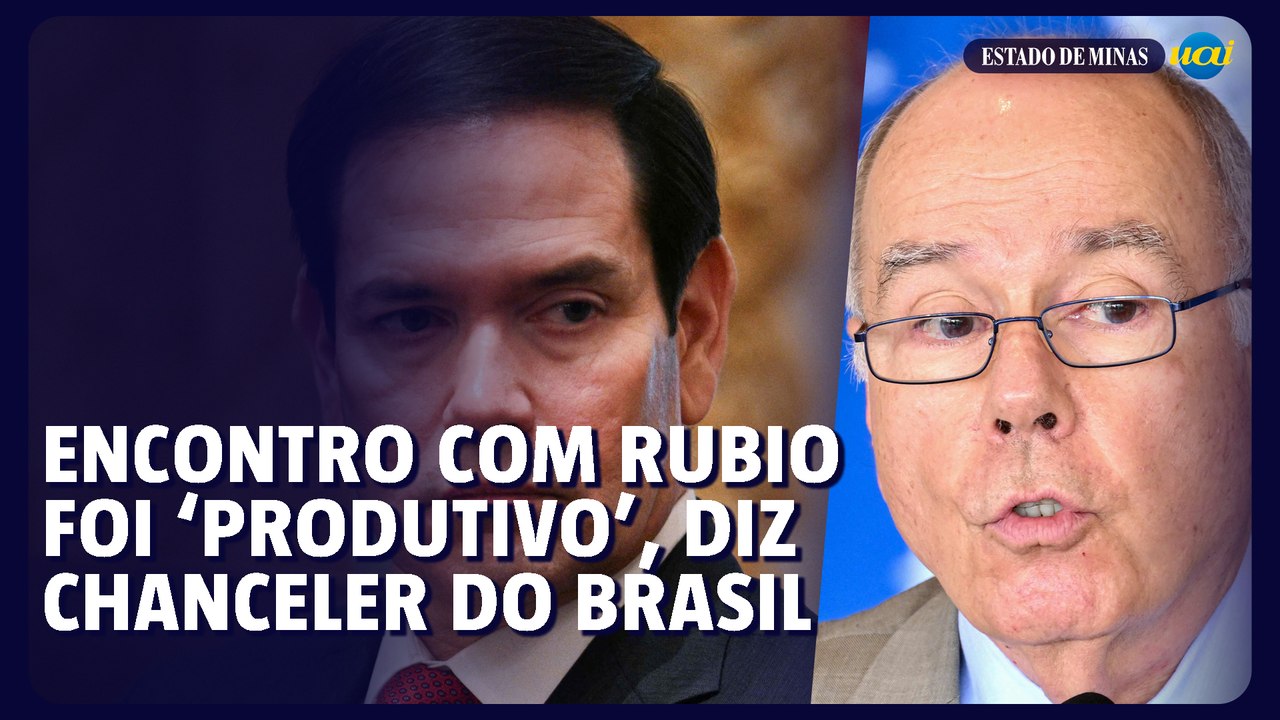 Em encontro 'produtivo', Mauro Vieira pede a Rubio que EUA reverta tarifas