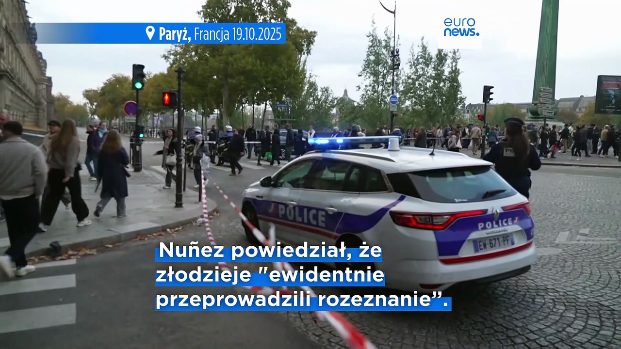 Kradzież w Luwrze. Napad trwał tylko 6 lub 7 minut