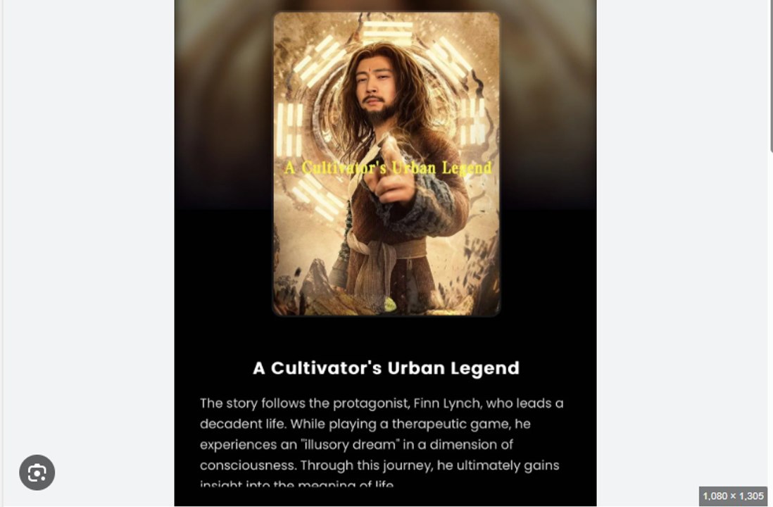 A Cultivators Urban Legend Chinese Drama - English Sub