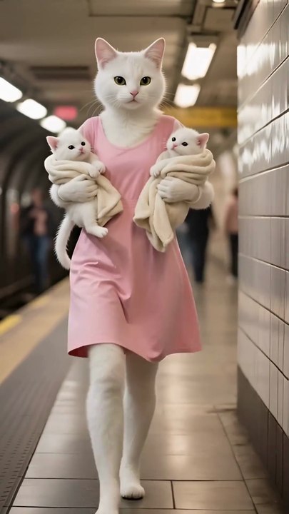 They REJECTED Their Rich Mom For a Poor Janitor Cat... The Ending is Heartbreaking 💔#cat #catshorts