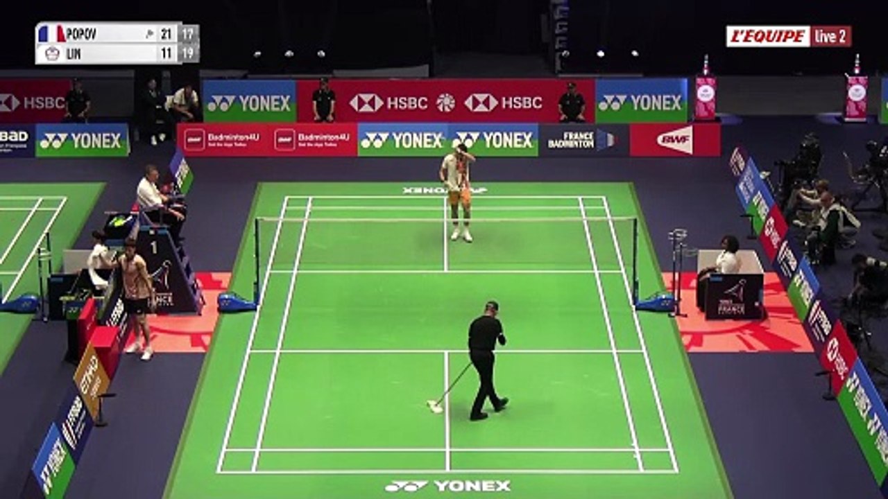 Entrée en lice réussie pour Christo Popov - Badminton - Internationaux de France