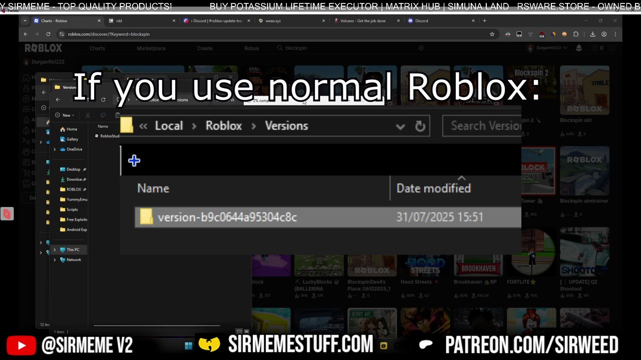 HOW TO DOWNGRADE ROBLOX OCTOBER 2025 [SIRMEME REPOST]
