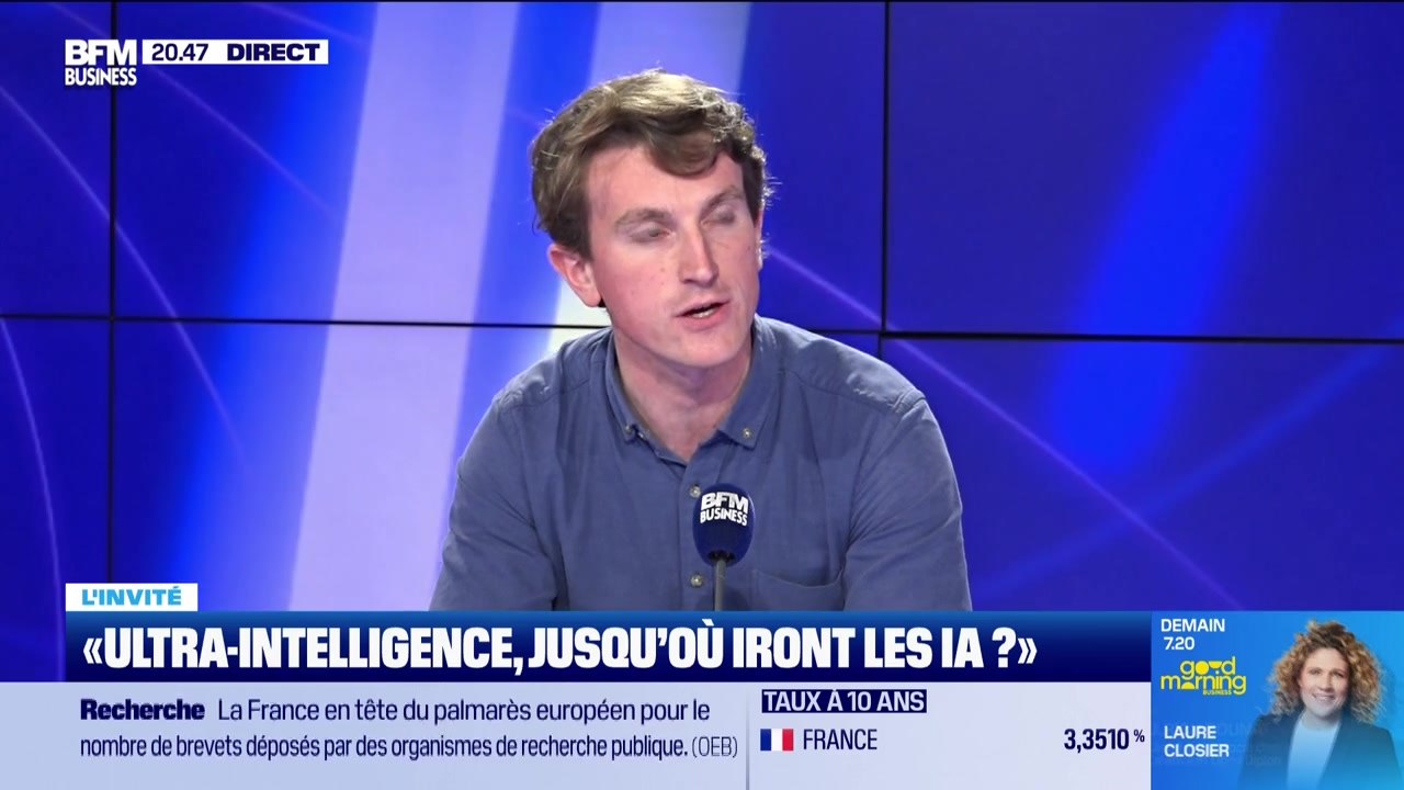 Aymeric Roucher (auteur de l'ouvrage "Ultra-intelligence, Jusqu'où iront les IA ?") : "Ultra-intelligence, Jusqu'où iront les IA ?" - 22/10
