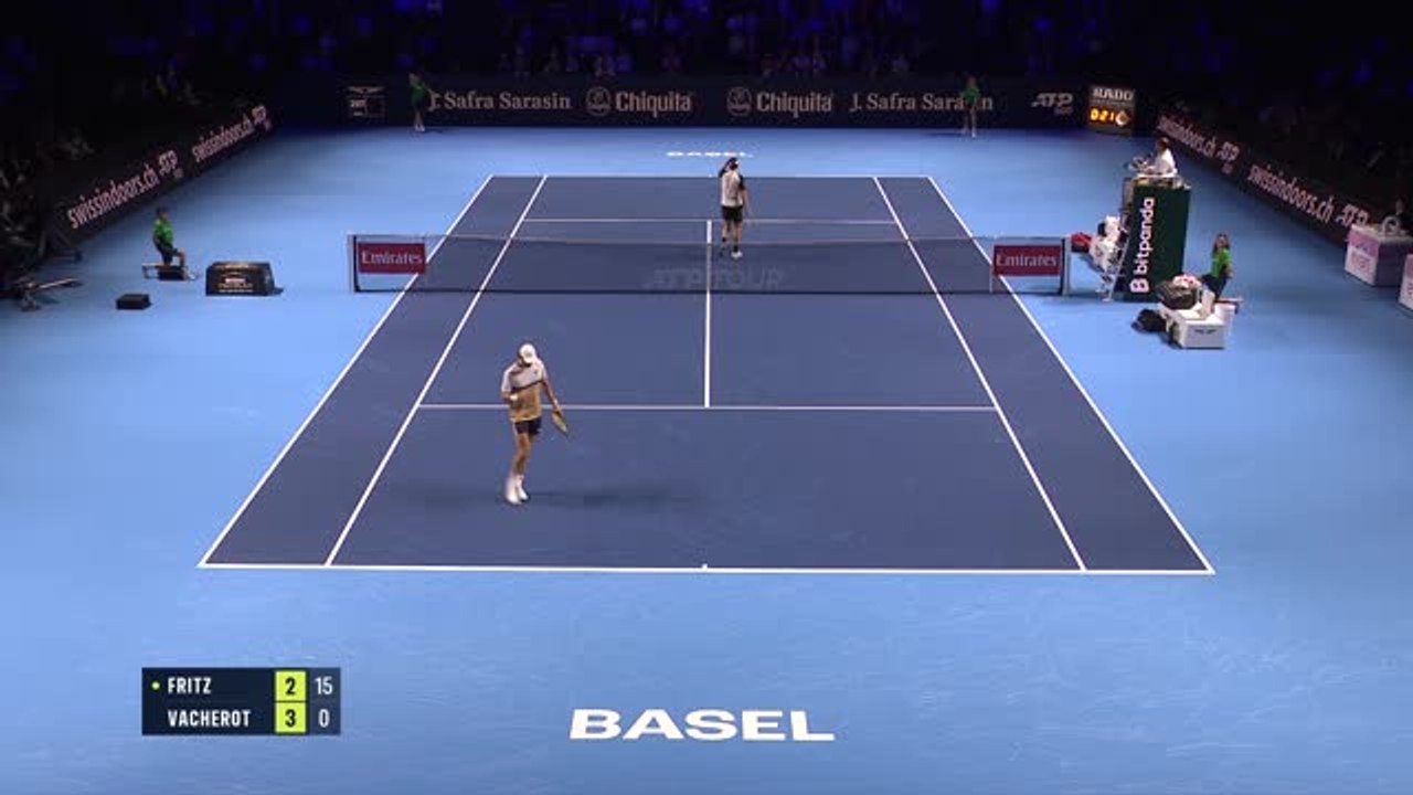 Bâle - Vacherot pas loin d’un nouvel exploit face à Fritz !