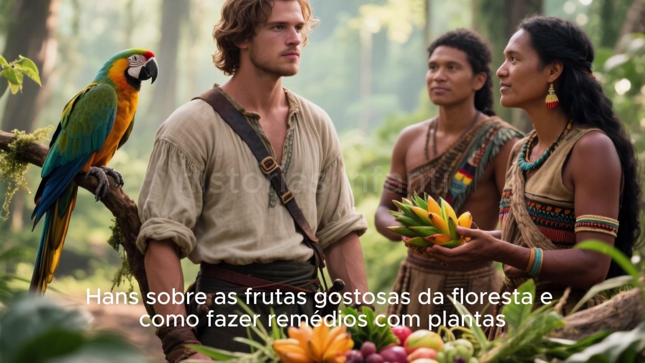 A História de Hans Staden para Crianças