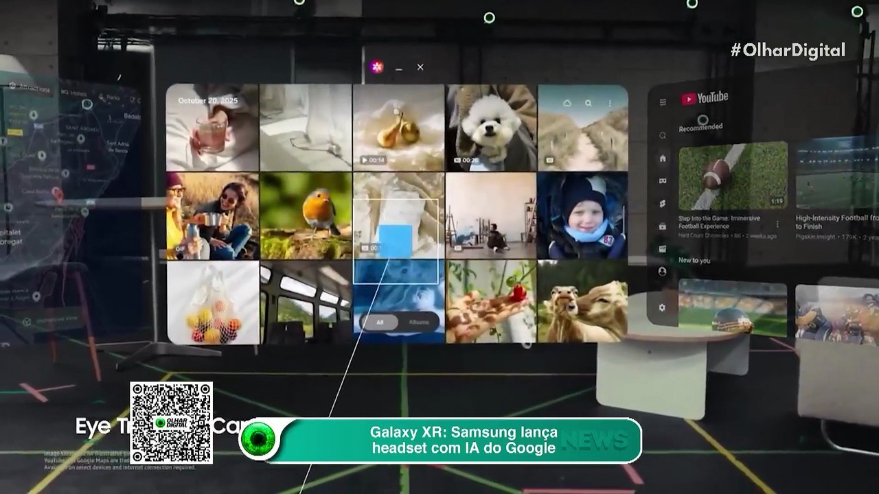 Galaxy XR: conheça o headset da Samsung com IA do Google