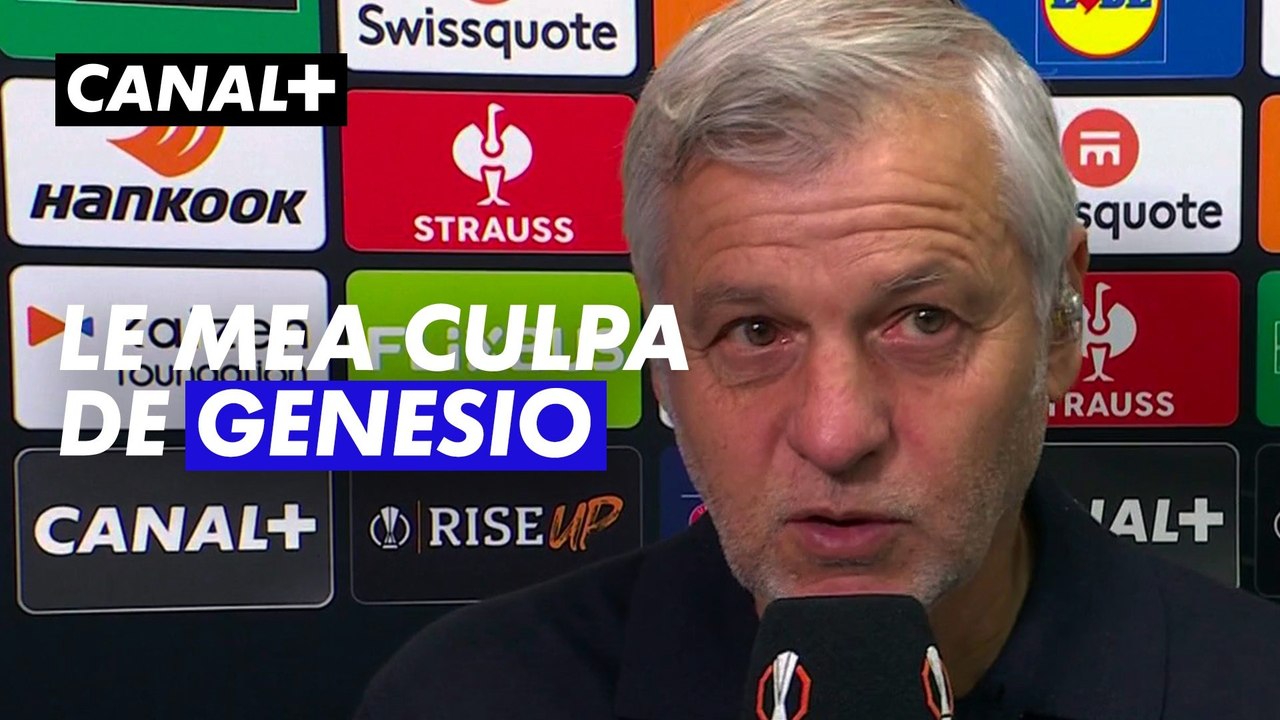 Europa League / Lille - Génésio : "Mes choix n'ont pas été bons"