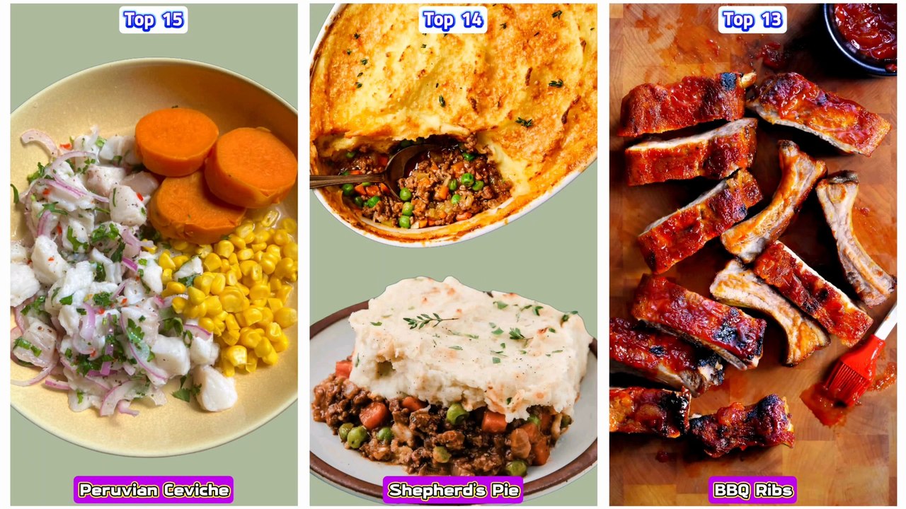 Top 15 Most Tastiest Dinner Foods In The World