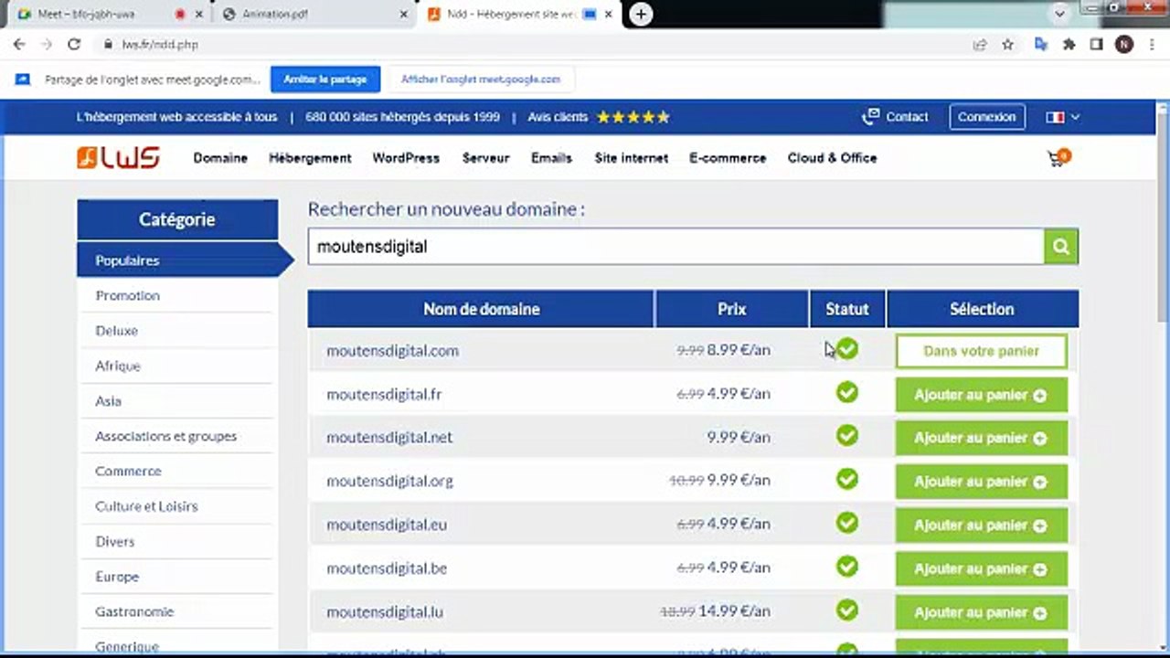Formation Création de Sites Web 🌐