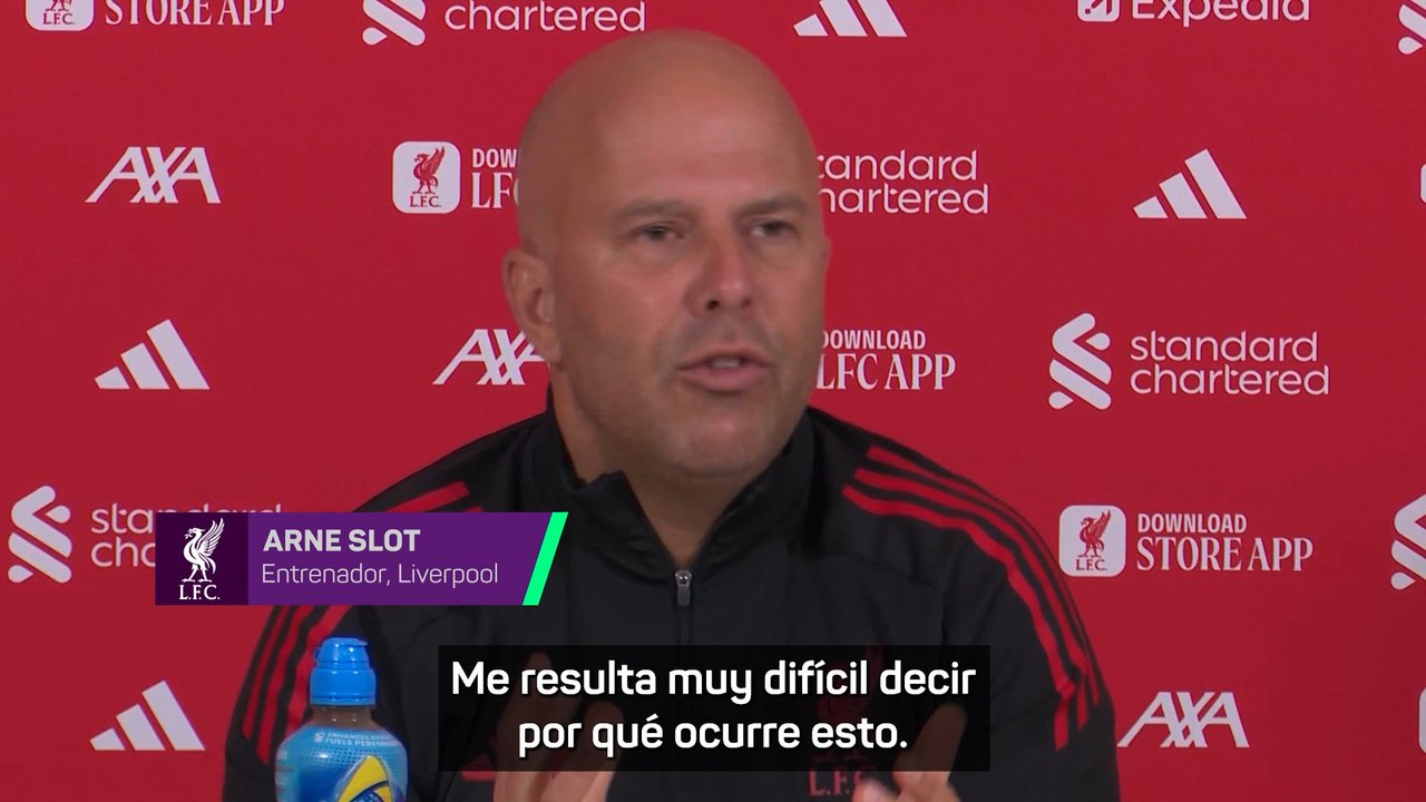 Arne Slot sale en defensa de Salah y su sequía goleadora