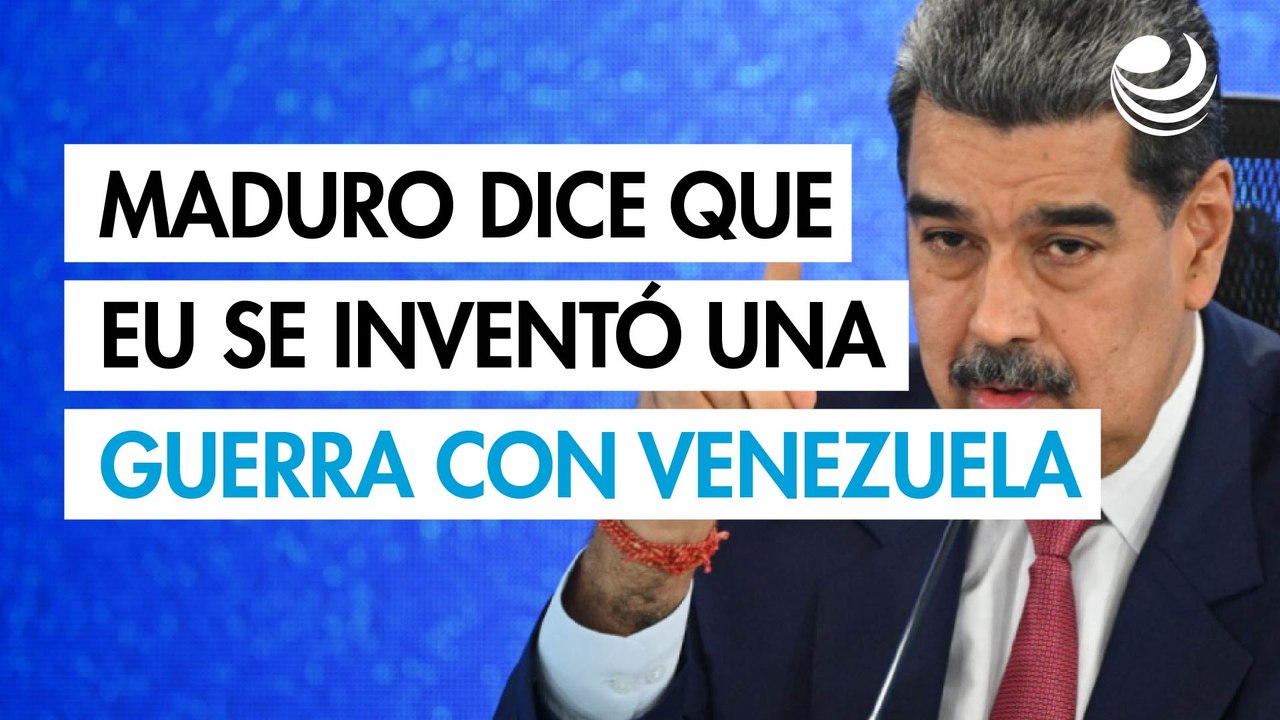Maduro denuncia que EU está "inventando una guerra" con Venezuela, tras despliegue militar