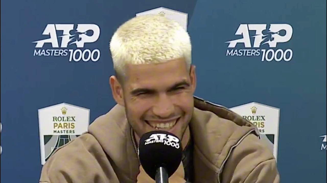 Rolex Paris Masters 2025 - Carlos Alcaraz : "J'aime beaucoup ce nouvel endroit..."