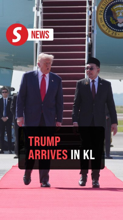 Trump arrives in Malaysia for Asean Summit