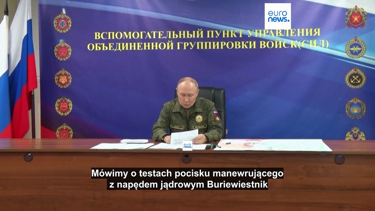 Rosja testuje nowy pocisk nuklearny. Putin: "unikat na skalę światową”