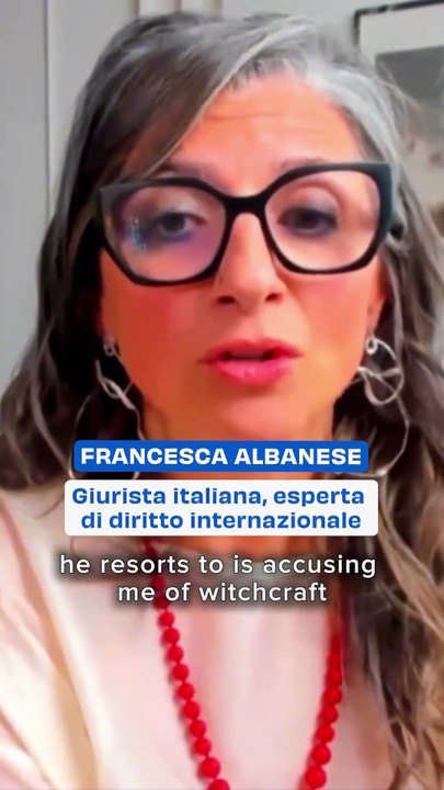 Francesca Albanese accusata di essere una strega dall'ambasciatore israeliano all'Onu