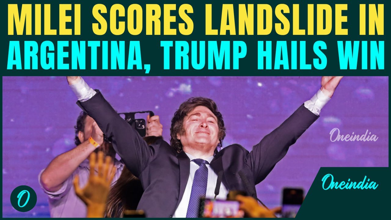 South America’s ‘Trump’ Javier Milei scores Historic win in Argentina Polls | Trump congratulates!
